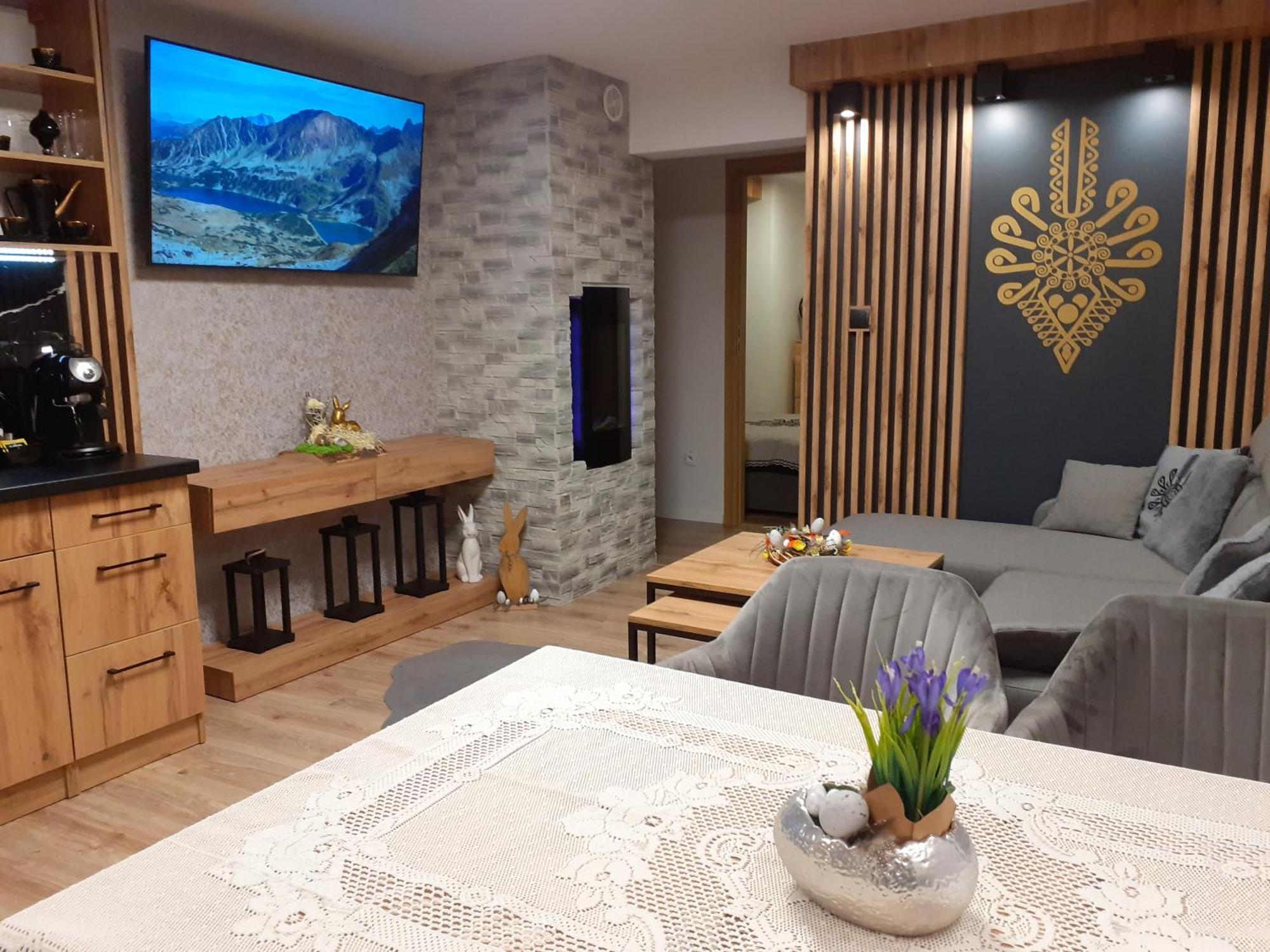 Apartament Tatravika Z Basenem I Widokiem Kościelisko Exterior foto